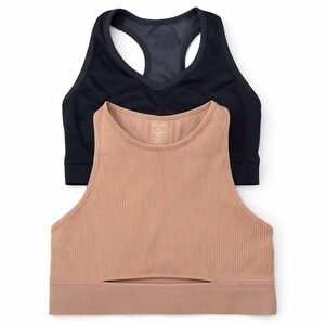 Women's Sports Bra Bundle 2 Pack Activewear‎ Size Small